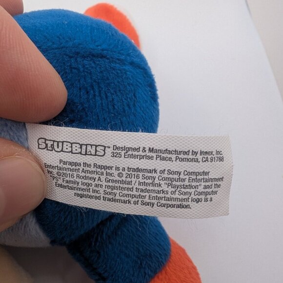 Playstation PaRappa the Rapper plushie 7" vintage - Picture 4 of 5